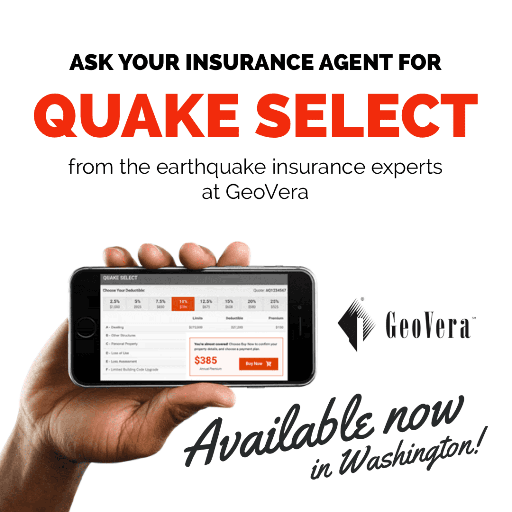 Quake Select earthquake insurance