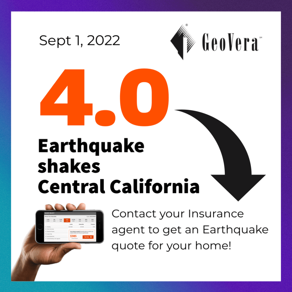 Central California earthquake