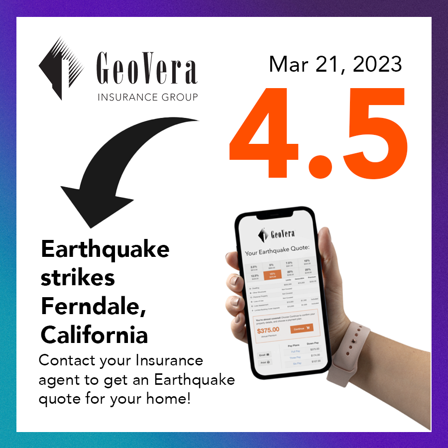 Magnitude-4.5 Earthquake Strikes Ferndale, CA