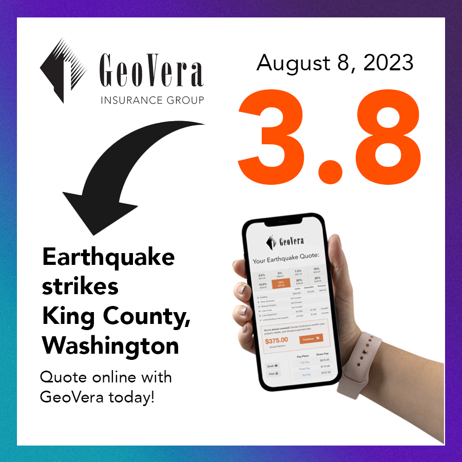 Magnitude-3.8 Earthquake Falls City, Washington