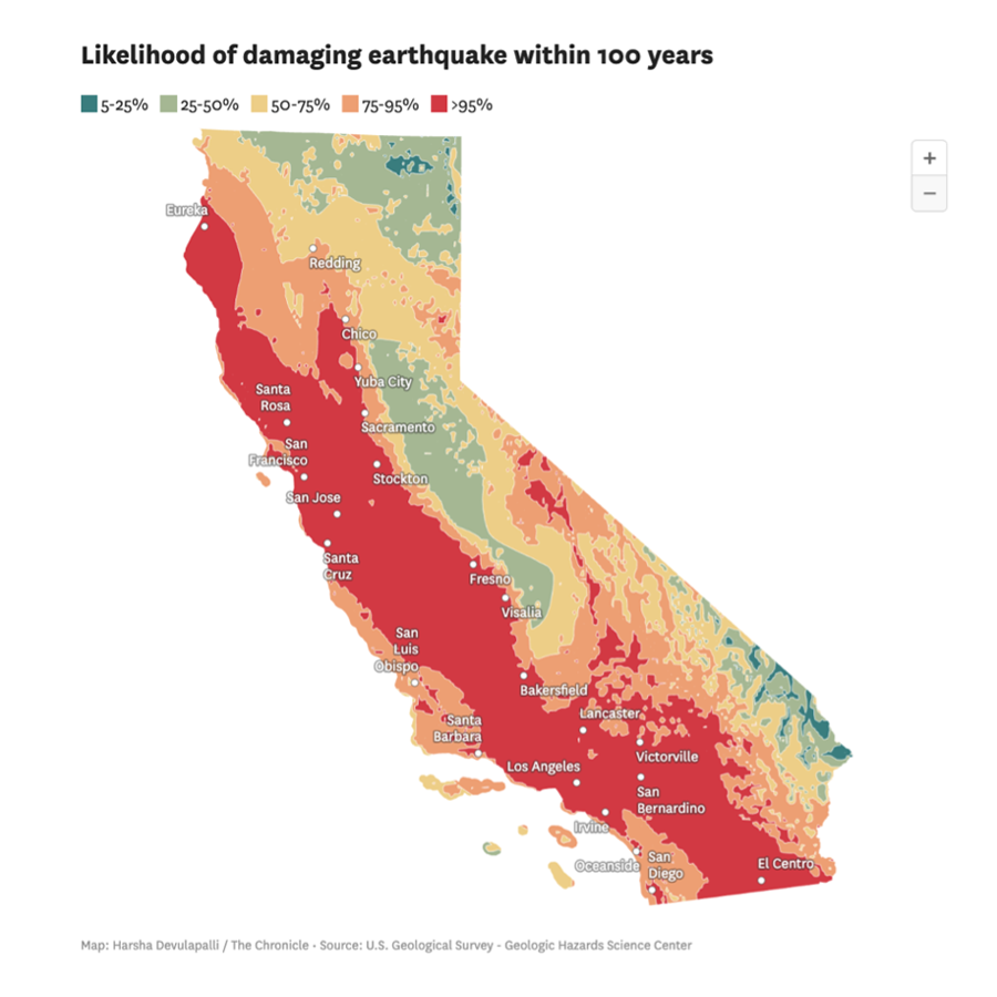 Earthquake Map California