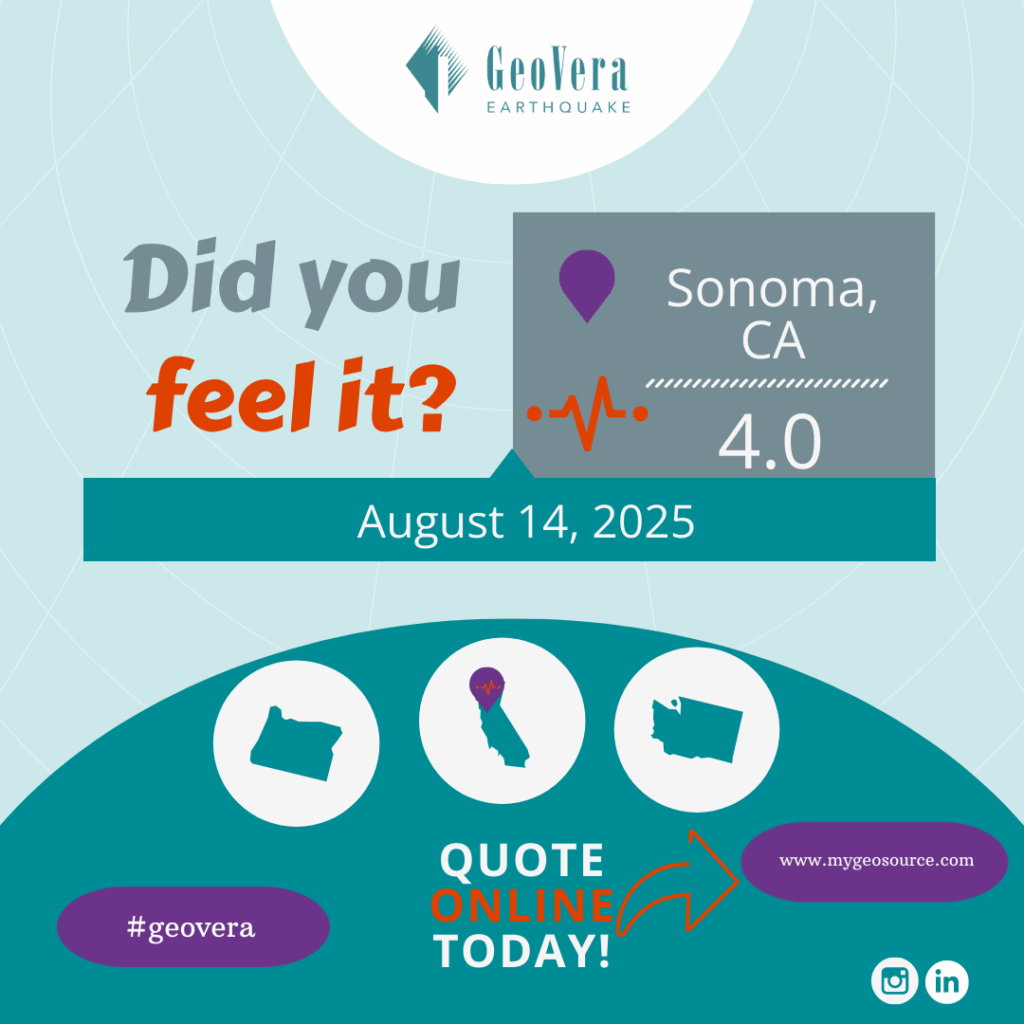 Magnitude-4.0 Earthquake struck Sonoma, California