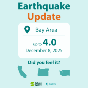 Magnitude 4.0 earthquake Bay Area